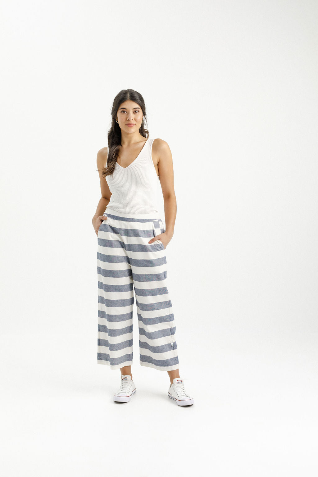 Zoe Pants - Beach Stripe