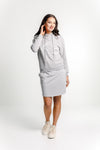 Classic Hoodie - Sale - Pewter with Mountain Print