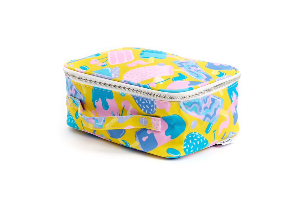 Cosmetic Bag - Large - Sunny Pops Print